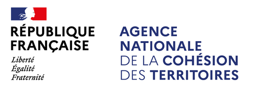 logo république française et agence nationale de la cohésion des territoires