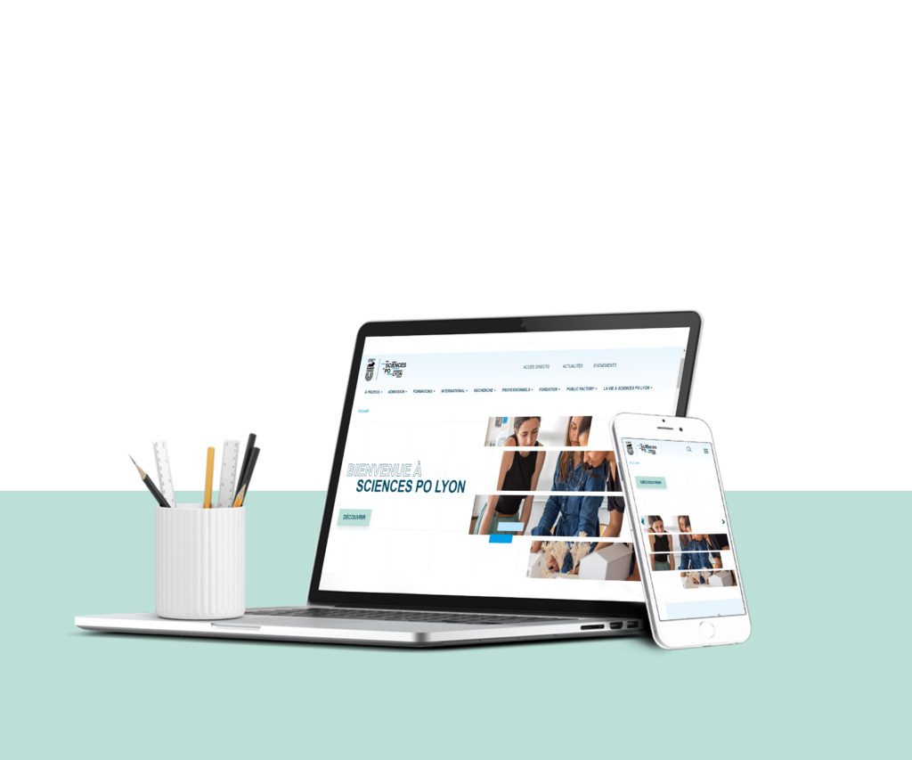 Mockup site internet