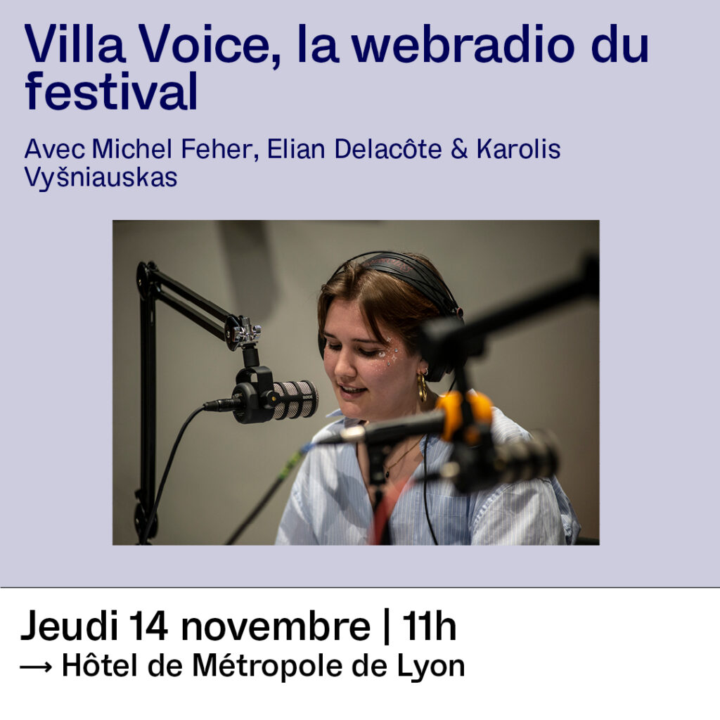 Villa Voice, la webradio du festival