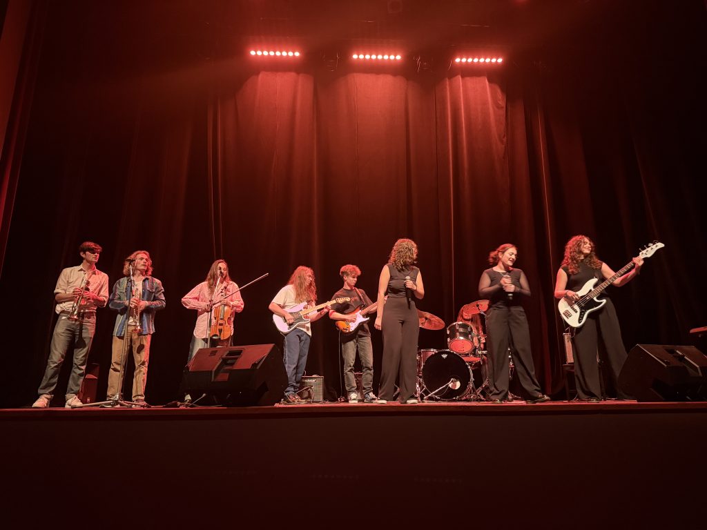 Groupe de musiciens sur scène
