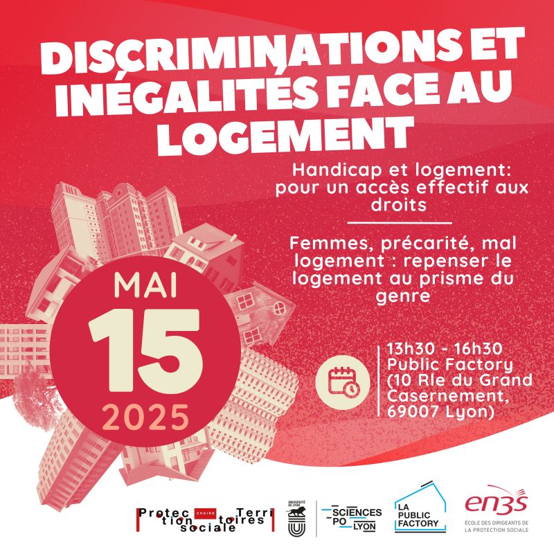 Affiche "Discriminations et inégalités face au logement "